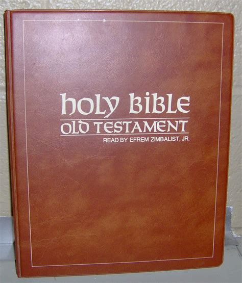 Holy Bible: Old Testament, read by Efrem Zimbalist, Jr Epub