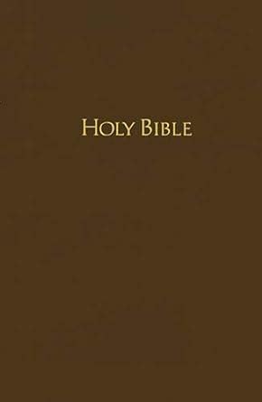 Holy Bible King James Version Brown Pew Bible Self-Pronouncing Red-Letter Edition Epub