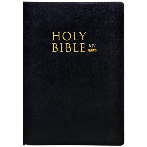 Holy Bible King James Version No 686 Imperial Reference Black Genuine Leather Reader