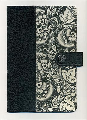 Holy Bible King James Version Ultraslim Black and White Leathersoft Fabric Designer Doc