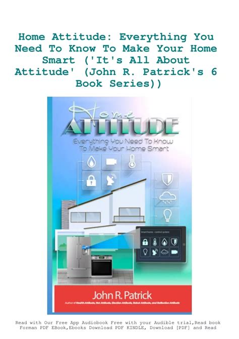Home Attitude Everything You Need To Know To Make Your Home Smart Epub