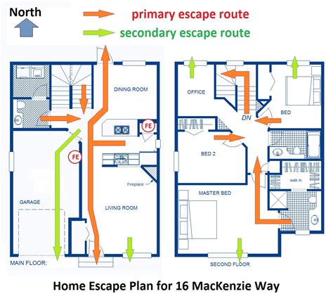 Home Escape Plan Template