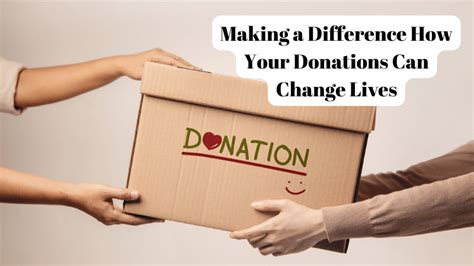 Home and Giving: Making a Difference with Your Donations