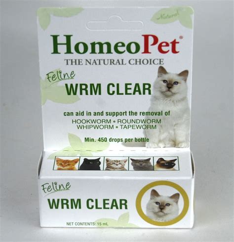 Homeopet Wrm Clear: Defeating Worms Naturally