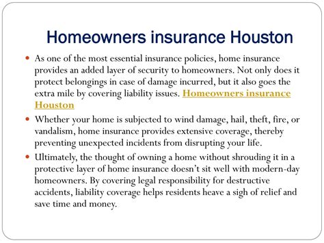 Homeowners Insurance in Houston