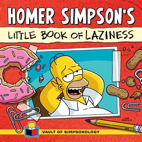 Homer Simpson s Little Book of Laziness The Vault of Simpsonology