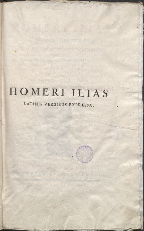 Homeri Ilias Lib 1-12 1867 Latin Edition PDF