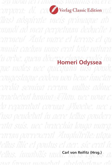 Homeri Odyssea Erstes Heft German Edition Kindle Editon