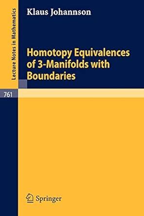 Homotopy Equivalences of 3-Manifolds with Boundaries Epub