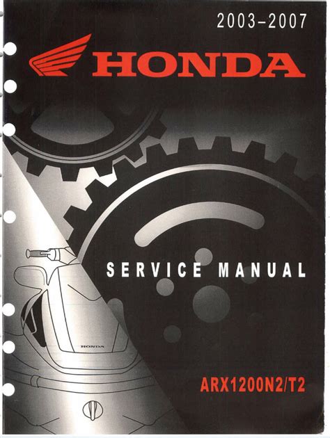 Honda Aquatrax Service Manual Free Download Ebook PDF