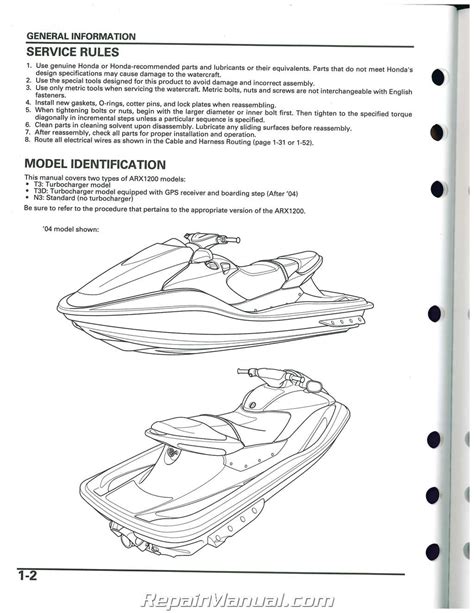 Honda Aquatrax Service Manual Free Download Ebook PDF