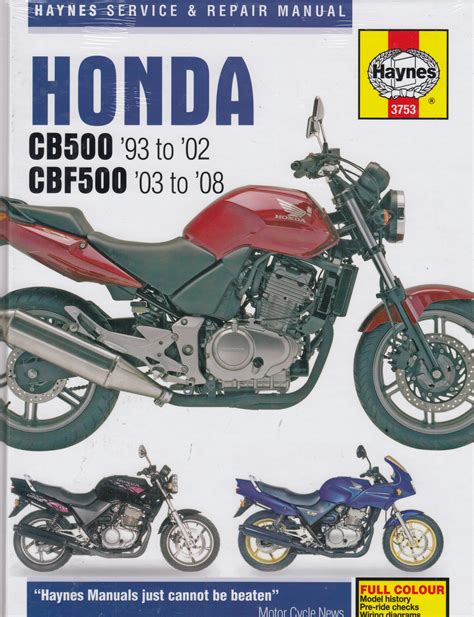 Honda CB500 Service And Repair Manual Ebook Epub