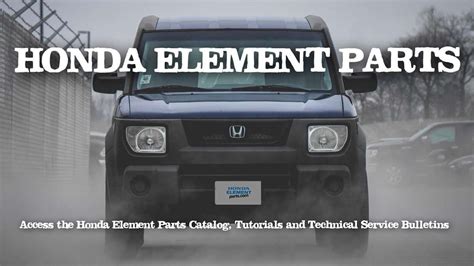 Honda Element Parts Catalog