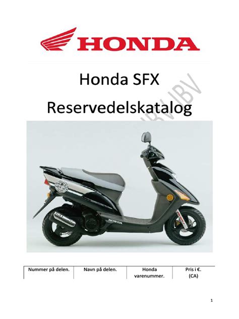 Honda Sfx Service Manual Ebook Kindle Editon