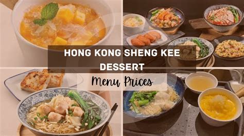 Hong Kong Sheng Kee Dessert Mid Valley Menu: 10,000+ Must-Try Delights