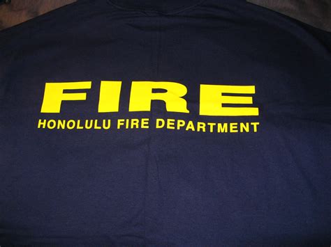 Honolulu Fire Department Shirts: A Symbol of Courage and Dedication