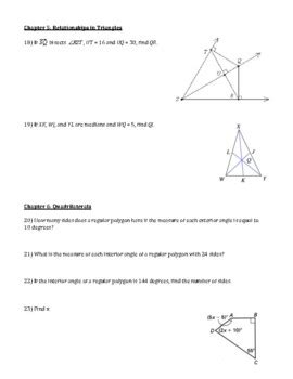 Honor Geometry Final Exam With Answers Reader