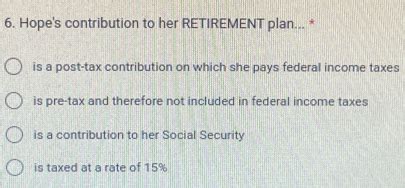 Hope's Contribution to Her Retirement Plan: A Blueprint for Financial Security