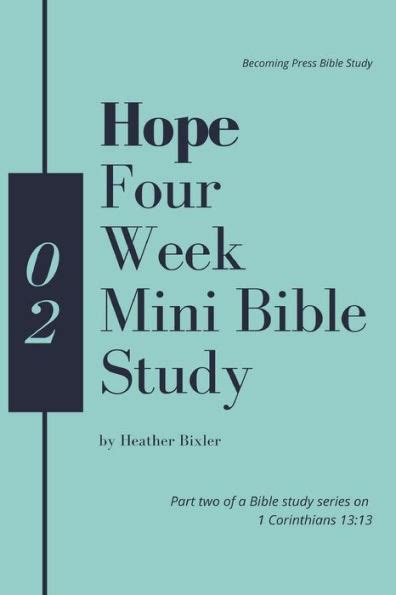 Hope Four Week Mini Bible Study Epub