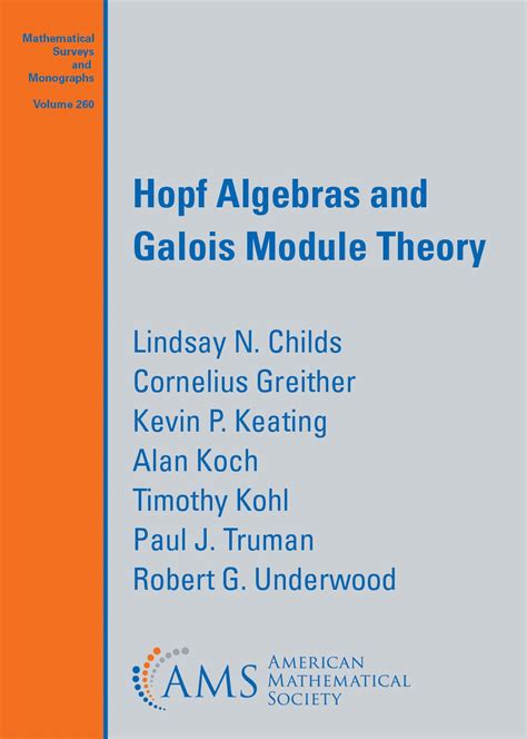 Hopf Algebras and Galois Theory Epub