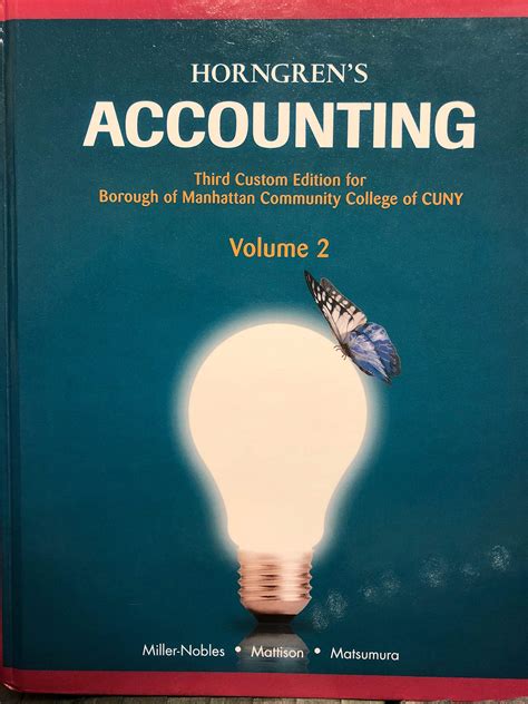 Horngrens Accounting Accounting Customized Edition Acc 122 Pdf PDF Book Epub