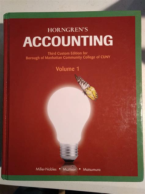 Horngrens Accounting Accounting Customized Edition Acc 122 Pdf PDF Book Epub