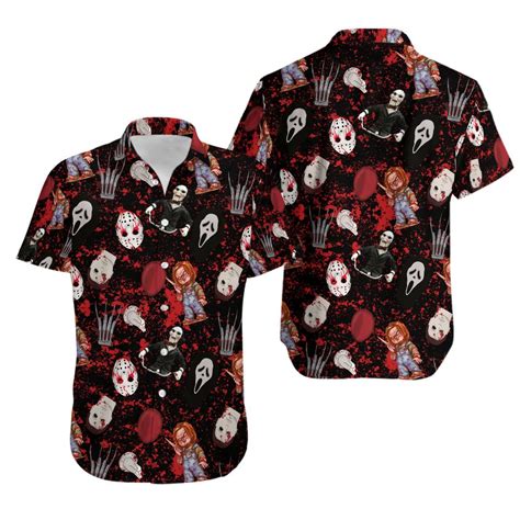 Horror Button Up Shirts: A Bloody Good Time