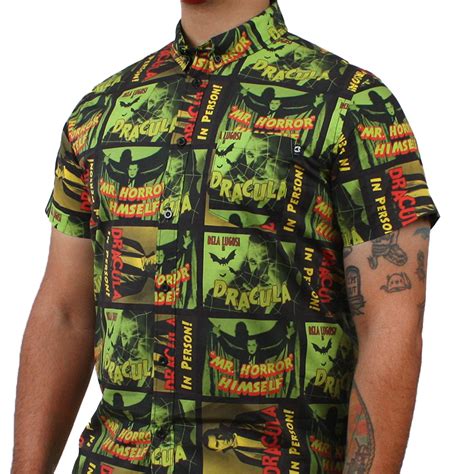 Horror Button Up Shirts: A Spine-Tingling Collection for the Night