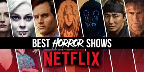 Horror movies and television shows: