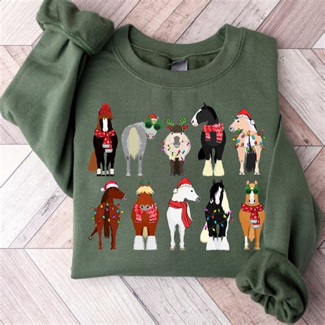 Horse Christmas Shirts: The Perfect Holiday Gift for Horse Lovers of All Ages