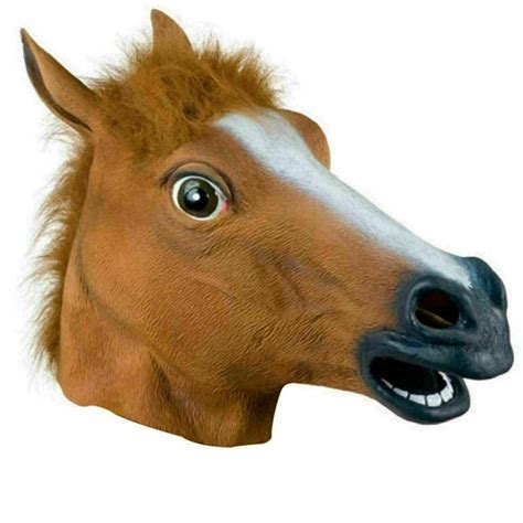 Horse Head Rubber Mask 001: A Universal Symbol of Fear and Fun