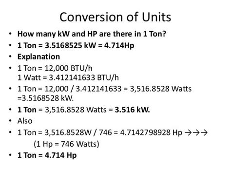 Horsepower Conversion: Unraveling the Units of Power