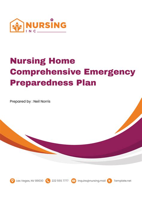 Hospice Emergency Preparedness Plan Template