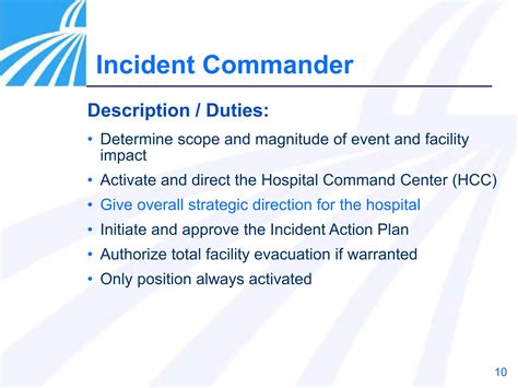 Hospital Incident Command System: A Comprehensive Guide