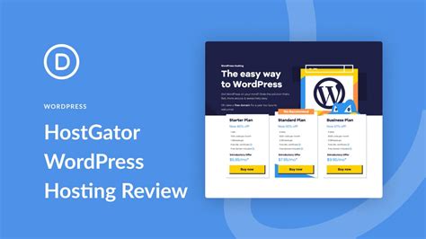 HostGator optimized WordPress hosting features