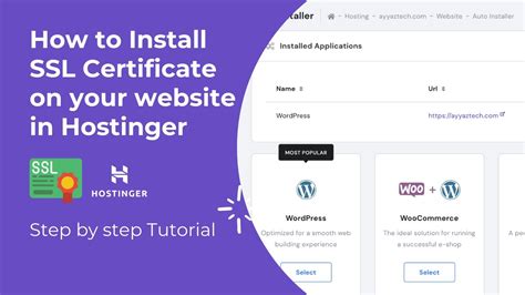 Hostinger SSL certificate for secure websites in the USA