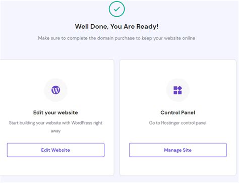 Visual guide demonstrating the simplicity of installing WordPress through Hostinger's one-click installer in the hPanel.