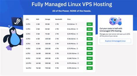 Customization options for Hostwinds VPS hosting plans