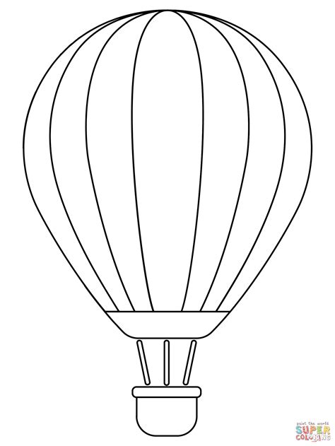 Hot Air Balloon Printable