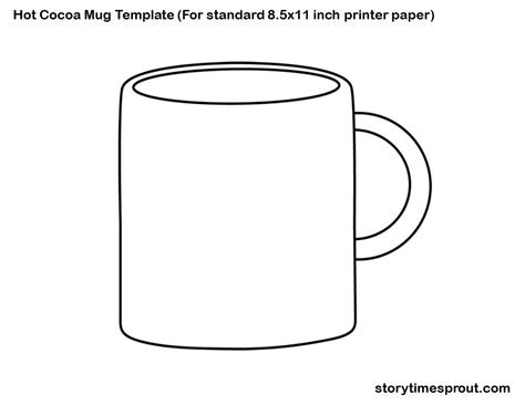 Hot Cocoa Mug Template