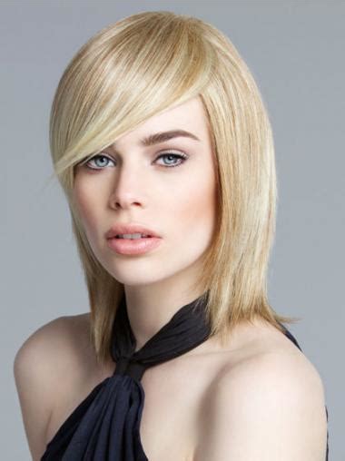 Hot Search Title: Unlock Effortless Blonde Beauty with Bobs No-fuss Lace Front Medium Wigs