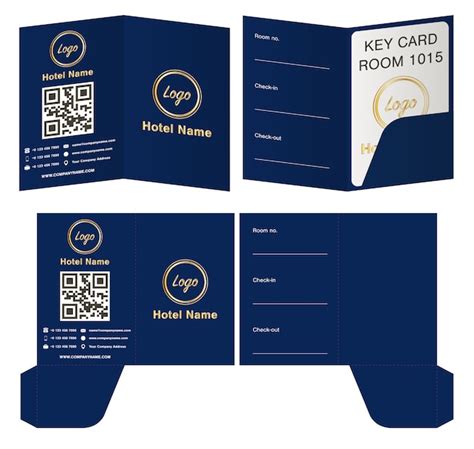 Hotel Key Card Holder Template Free