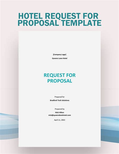 Hotel Rfp Template