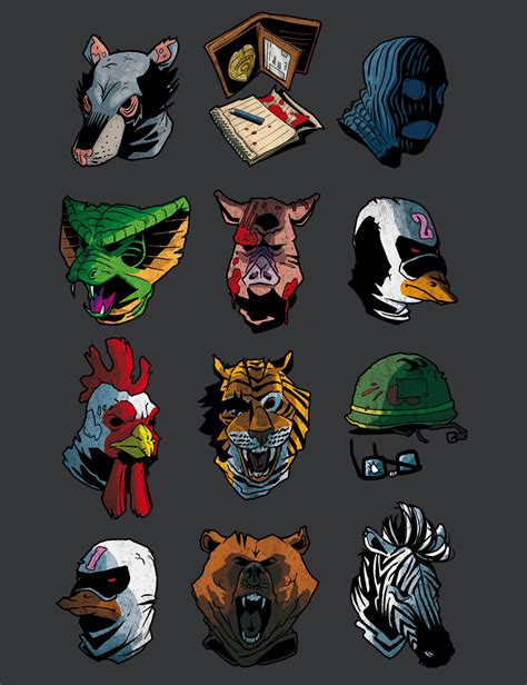 Hotline Miami Masks: A Symbol of Violence and Rebellion