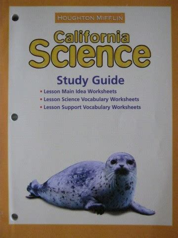 Houghton Mifflin California Science Grade 5 Answers Reader