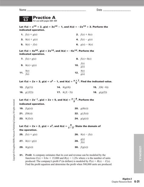 Houghton Mifflin Chapter 5 Calculus Test Answer Key Reader