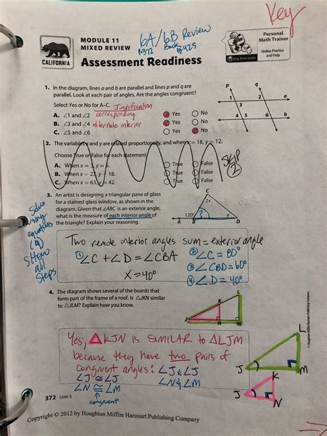 Houghton Mifflin Company Math Answers Reader