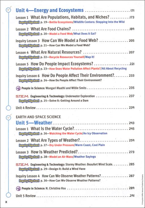 Houghton Mifflin Science Answer Key Grade 4 Epub