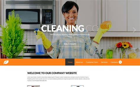 House Cleaning Website Template