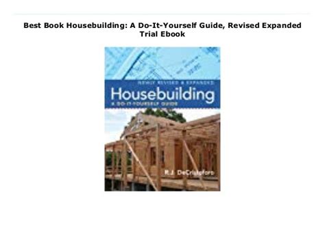 Housebuilding: A Do-It-Yourself Guide Ebook Reader